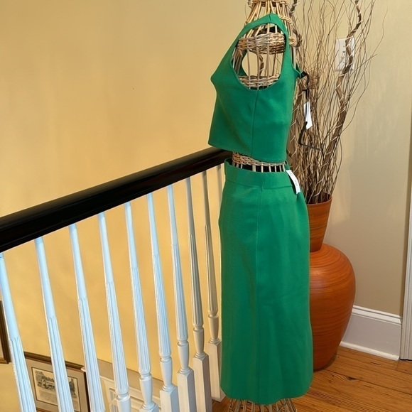 House of Harlow 1960 🎈SALE 🎈NWT Kelly green skirt and top - Picture 3 of 13